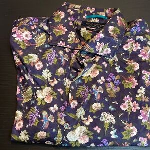 Denim & flower shirt size small it’s like medium